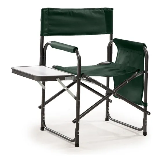 Silla Director Waterdog Camping Sillón Plegable 120kg + Mesa Color Verde