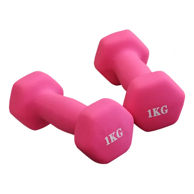 Mancuerna Pesa Neopreno 1 Kg Gym Entrenamiento Kit 2 Piezas