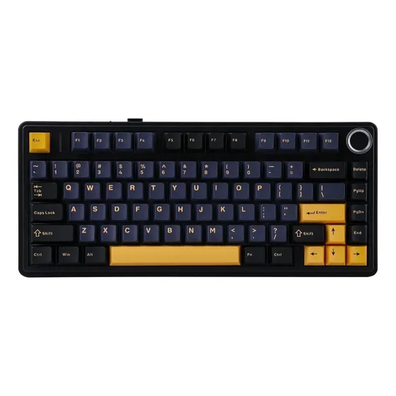 Teclado Mecânico Epomaker X Aula F75, Sem Fio Cor De Teclado Preto Idioma Inglês Us