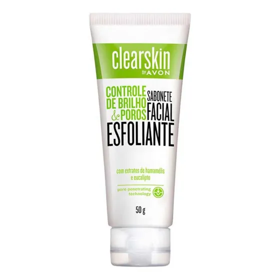 Sabonete Facial Esfoliante Clearskin Avon Momento De Aplicação Dia/noite Tipo De Pele Os Tipos De Pele