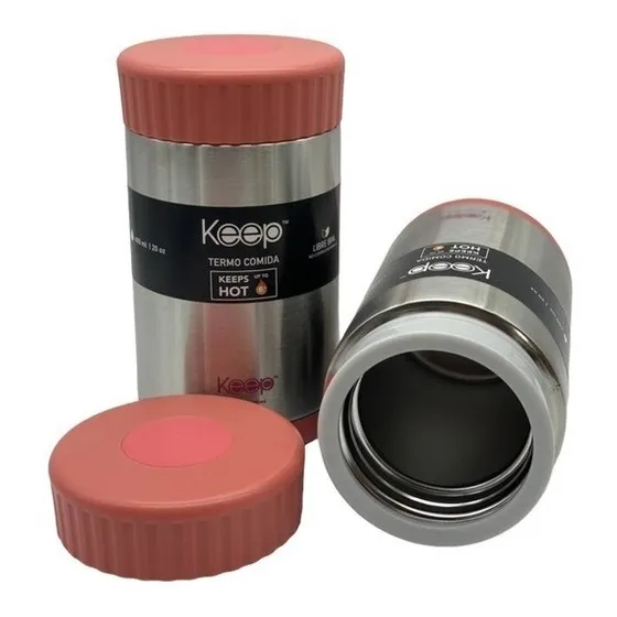 Termo Comida Vianda De Acero Doble Pared 600ml