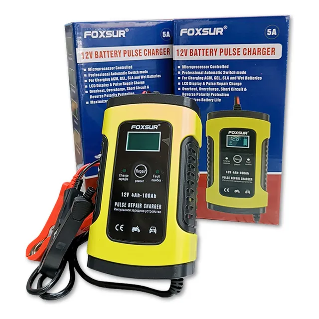 Cargador De Bateria Inteligente 12v Corriente 110v