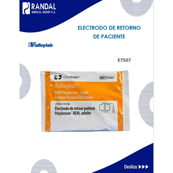 Electrodo De Retorno De Paciente / Placa De Electrocauterio