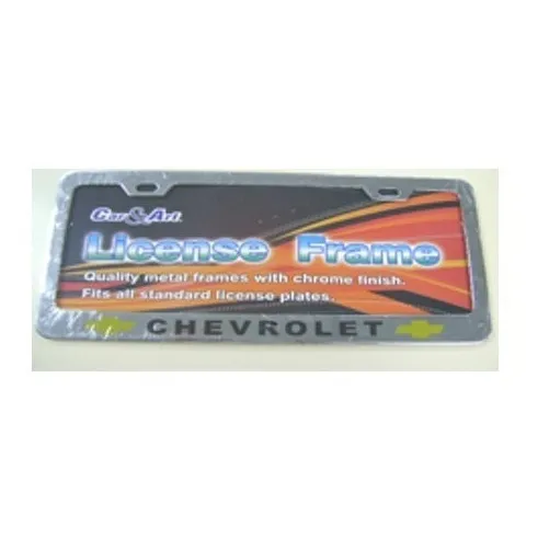 Porta Placa Metal Cromado Chevrolet