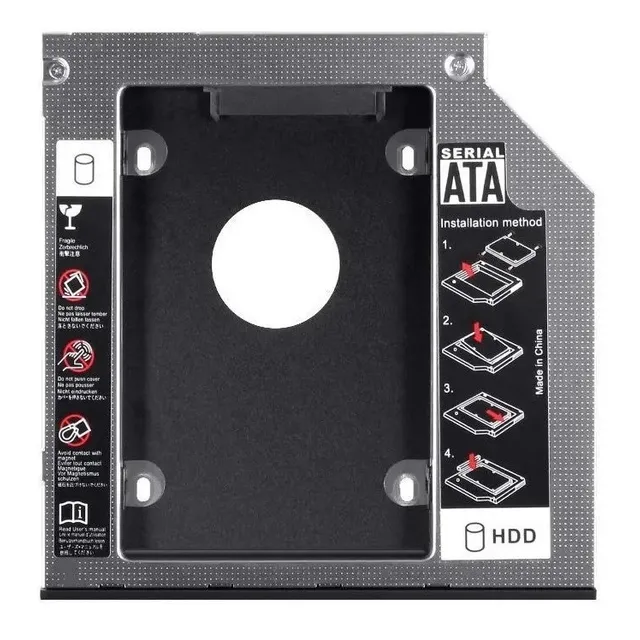 Caddy Adaptador Laptop Segundo Disco Duro Ssd 12.7 Mm 10 Pcs