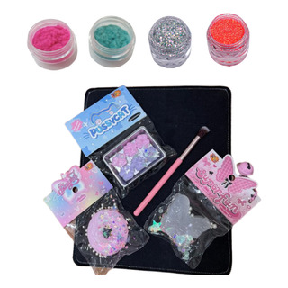 Kit 3 Taba Squishy Com Acessórios Para Brincar Completo Kit 3 Taba Squishy Com Acessórios Para Brincar Completo