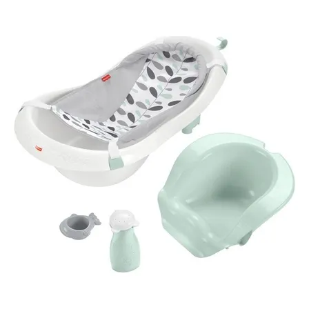 Bañera Tina Crece Conmigo 4-1 Fisher Price - Niña O Niño Color Gris