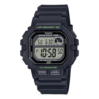 Reloj Deportivo Casio Led Illuminator Lap Memory 60 Ws1400h- Reloj Deportivo Casio Led Illuminator Lap Memory 60 Ws1400h-