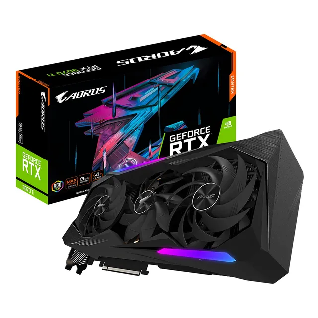 Tarjeta Gráfica Gigabyte Aorus Geforce Rtx 3070 Ti Master 8g