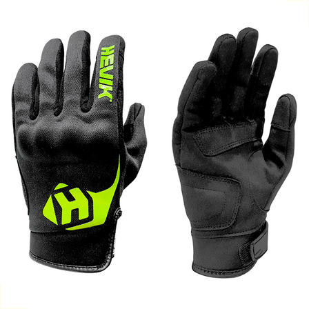 Guante Moto Con Protecciones - Hombre - Negro/amarillo Guante Moto Con Protecciones - Hombre - Negro/amarillo