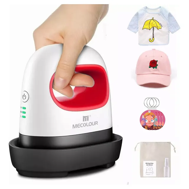 Prensa Térmica Mini De Ferro De Passar Heat Press: Personalize Suas Roupas Com A Tendência Diy Perfeito Para Artesanato E Presentes Criativos Mecolour 220v