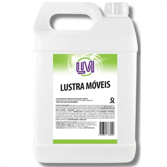 Lustra Móveis Lavanda Limpa Perfuma Protege Madeira 5 Litros