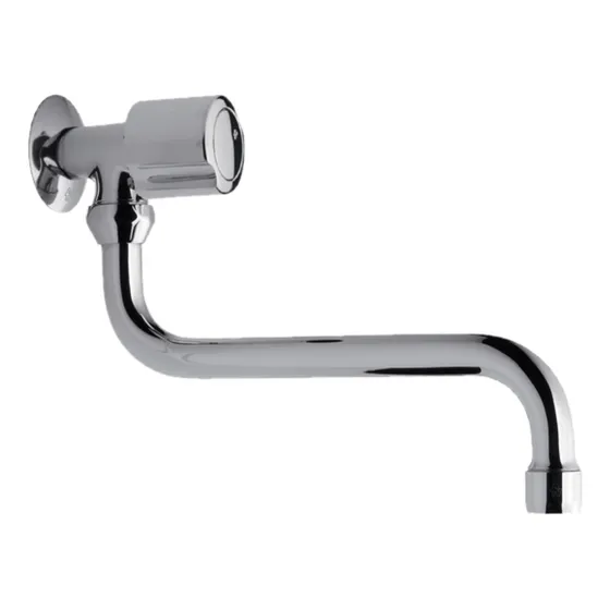 Grifería De Pared Fv Allegro Cilíndrica Cromo 420/15 Acabado Cromado