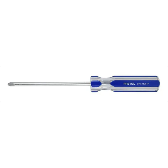 Destornillador De Cruz 5/16'' X 6'' Mango Pvc Pretul 21470