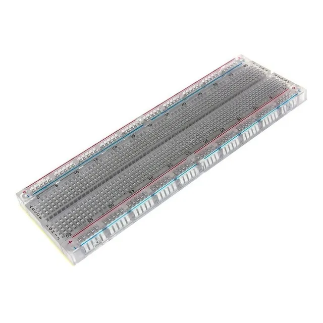 2pzs Protoboard Transparente De 830 Puntos Mv Electrónica 