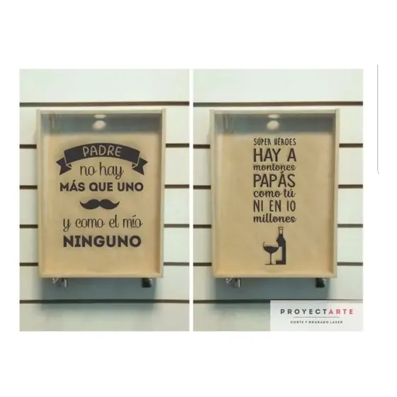 Cuadro Corchos Con Tu Mensaje Personalizado - Proyectarte