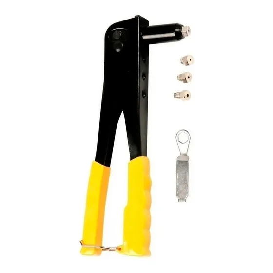 Alicate Rebitador Rebitadeira Manual 4 Bicos Profissional