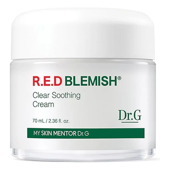 Dr.g Red Blemish Clear Soothing Cream (2.4 Fl Oz) Gowoonsesa