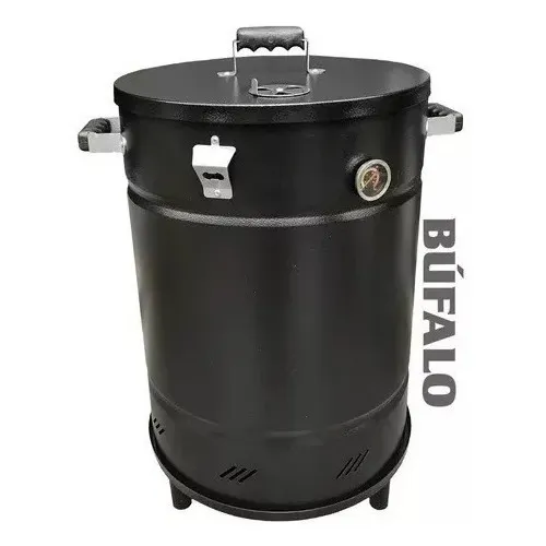 Barril Ahumador / Asador / Tamaño Búfalo / Con Termómetro