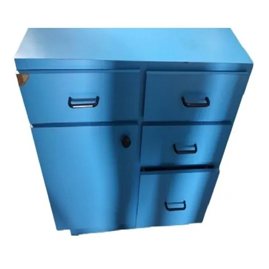Mueble Telefonera Oficina Usado Formica Azul 
