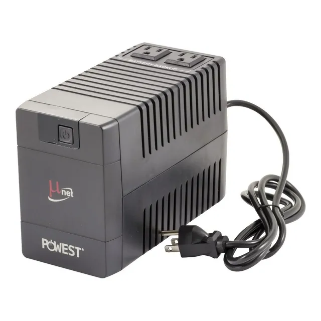 Ups 500 Va Interactiva Powest Micronet 500 Color Negro
