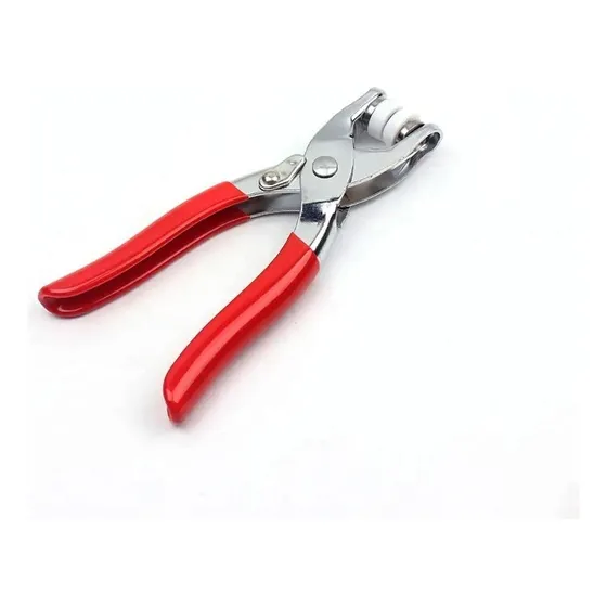 Alicate Pinza Para Broches Doble Aro 9,5 Mm Ropa De Bebés.