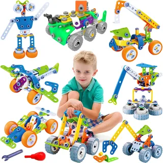 Moontoy Juego De 175 Piezas De Juguetes Stem, Juguetes De C. Moontoy Juego De 175 Piezas De Juguetes Stem, Juguetes De C.