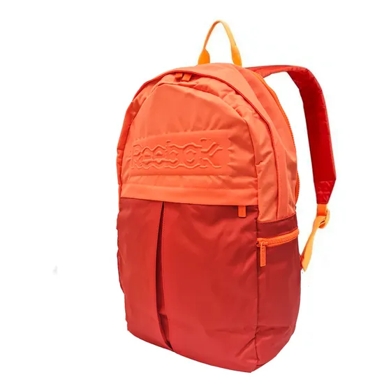 Mochila Reebok Unisex Combinada Deportiva Laptop Le U Combi Color Naranja Diseño De La Tela Liso