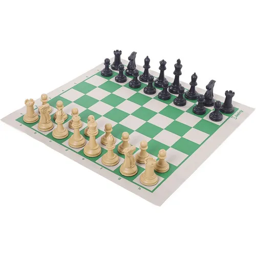 Jogo De Xadrez Jaehrig Profissional Com Peso Tabuleiro 48x48