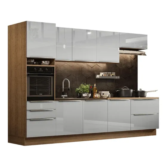 Cocina Integral Completa Modular Madesa Lux 320cm Mg 04