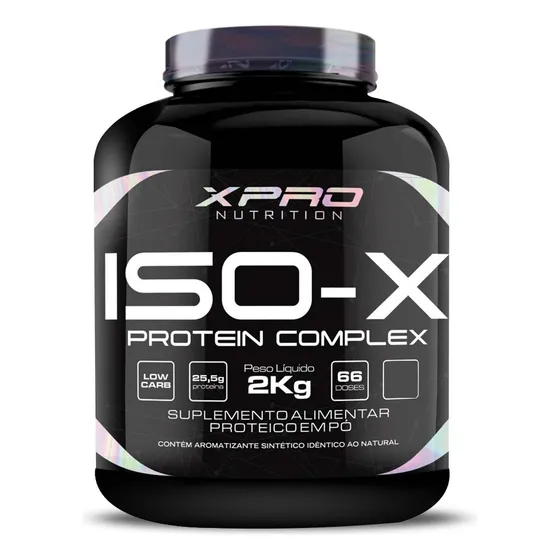 Whey Protein Iso-x Isolada 2kg Baunilha Com 25g De Proteína