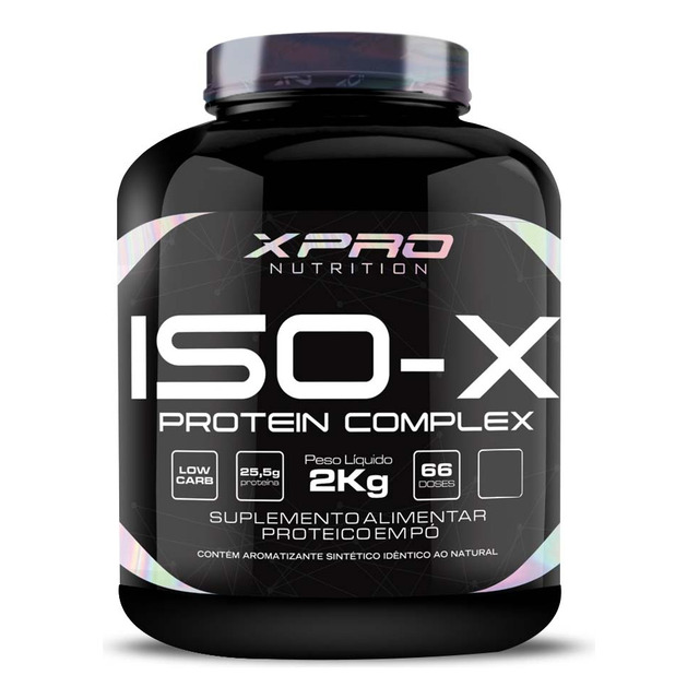 Whey Protein Iso-x Isolada 2kg Baunilha Com 25g De Proteína Whey Protein Iso-x Isolada 2kg Baunilha Com 25g De Proteína