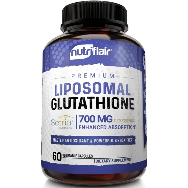 Glutatión Liposomal Premium 700 Mg Nutriflair 60 Capsulas