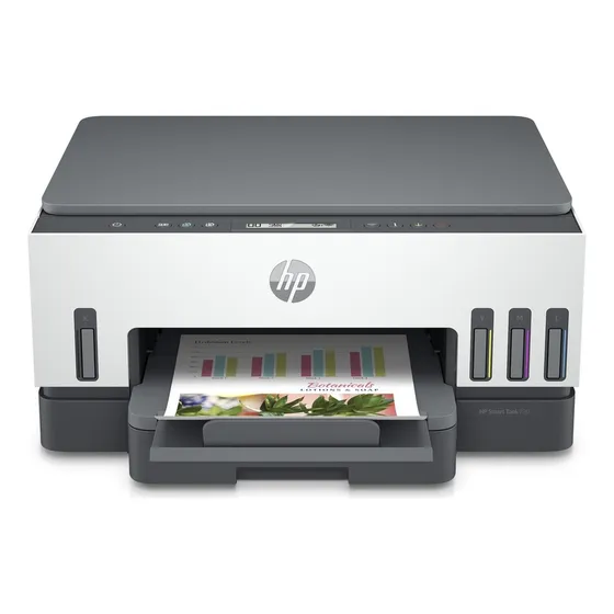 Impresora Hp Smart Tank 720 Inalámbrica + Resma Papel Fotogr