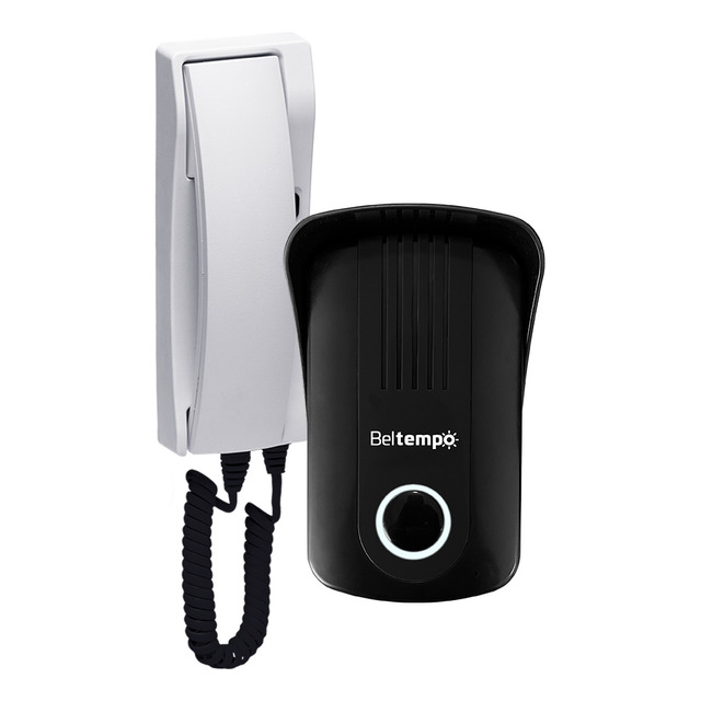 Porteiro EletrĂ´nico Residencial Interfone Beltempo Bt-700 Cor Branco E Preto Porteiro EletrĂ´nico Residencial Interfone Beltempo Bt-700 Cor Branco E Preto