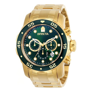 Relógio Masculino Invicta Pro Diver 0075 200 Metros Dourado Relógio Masculino Invicta Pro Diver 0075 200 Metros Dourado