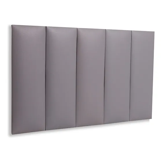 Cabeceira Modulada Adesiva Estofada Solteiro - Kit 5 Placas