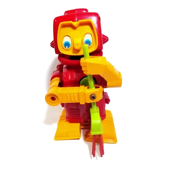 Robot Cuerda Vintage 80's 6 Pulgadas Funcionando Antiguo 
