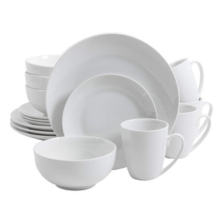 Vajilla Set Porcelana Blanco 16 Piezas Classic Design Vajilla Set Porcelana Blanco 16 Piezas Classic Design