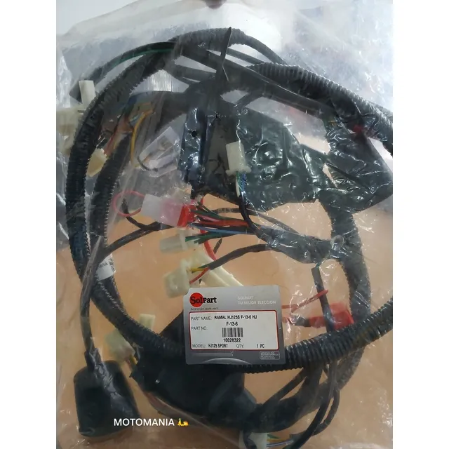 Ramal Completo Para Hj 125cc Sport Solpart