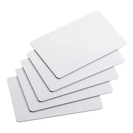 Pack De 100 Tarjetas Credenciales Blanca Pvc