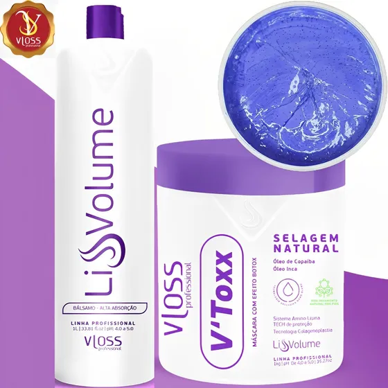 Kit Btx Organico Sem Formol Shampoo Esfoliante