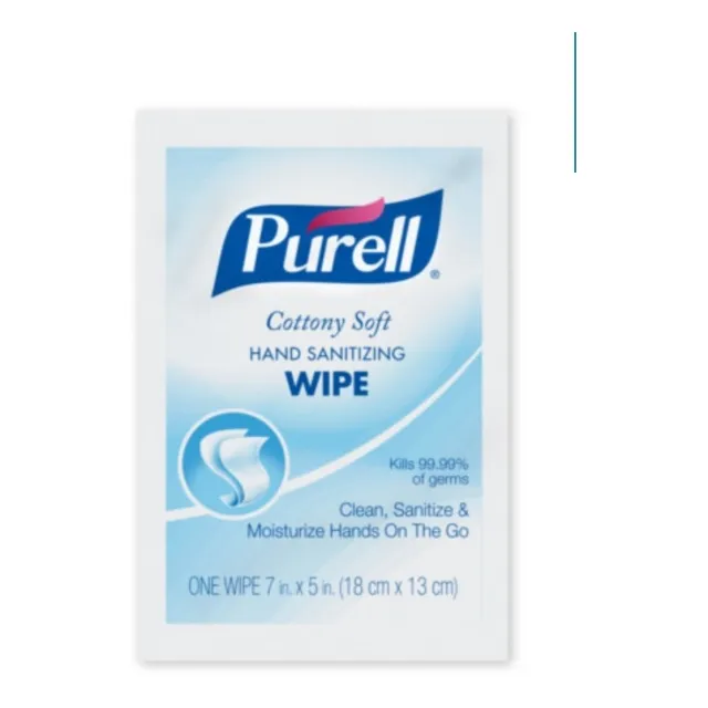 Toallitas Desinfectantes Individual Purell® 300 Pz 9026-1m
