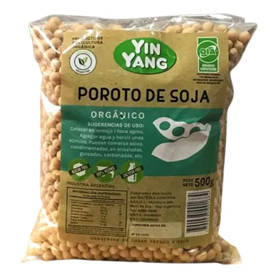 Poroto De Soja Orgánico Yin Yang 500g