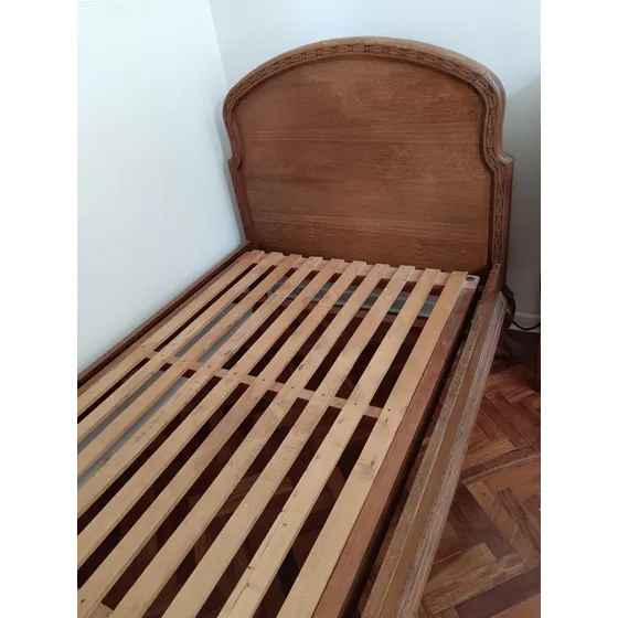 Cama De Roble 1 Plaza.