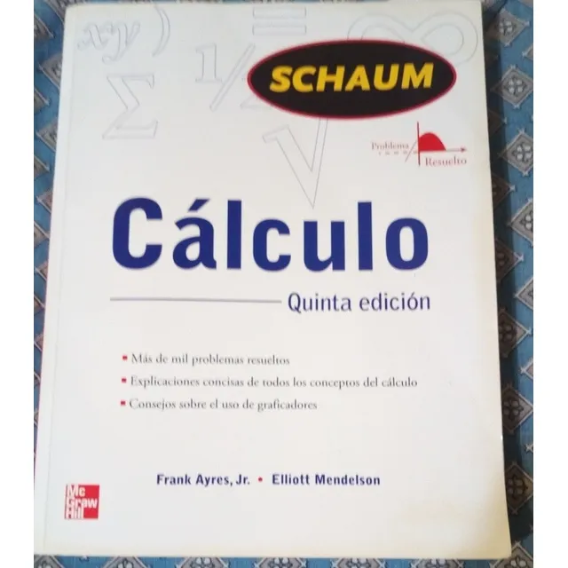 Calculo Schaum Quinta Edición De Frank Ayres Y Elliott M.