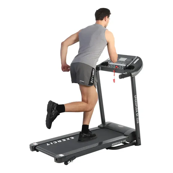 Esteira Ergométrica Exercit Modelo Speed Flex Sf-210 Cor Preto
