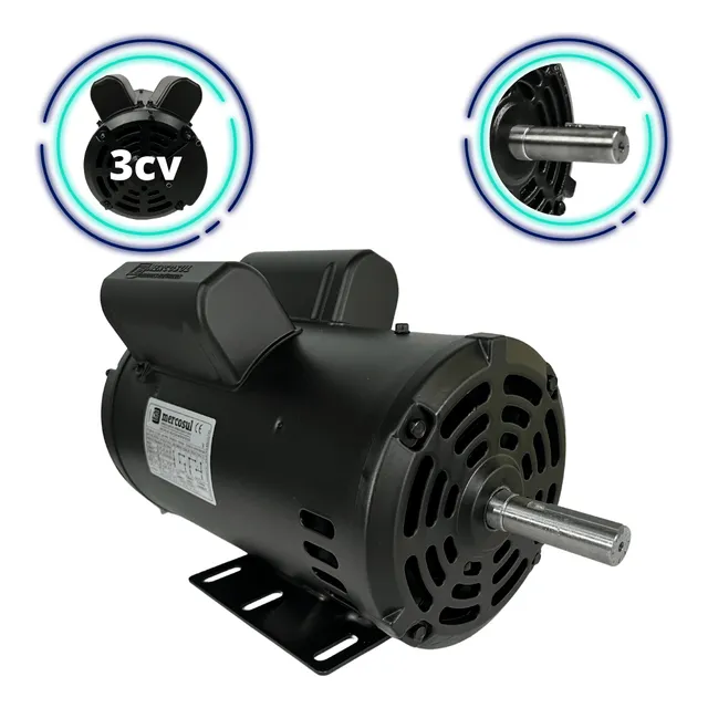 Motor Elétrico Monofásico 3cv 4 Pólos Baixa Rotação Eberle