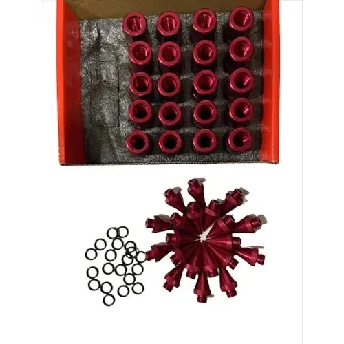 Kit 20 Tuercas Blox Rojo Con Pico 12x1.25 Universal