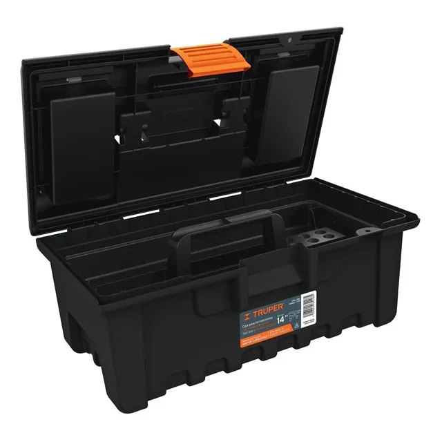 Caja Para Herramienta De 14 Con Compartimentos Truper 11139